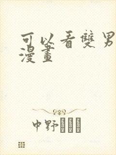 可以看双男主的漫画