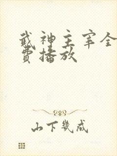 武神主宰全集免费播放