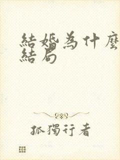 结婚为什么 大结局