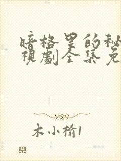 暗格里的秘密电视剧全集免费看