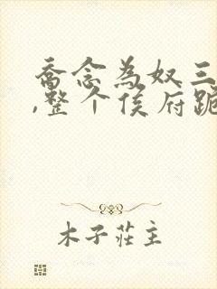 乔念为奴三年后,整个侯府跪求原谅小说全文