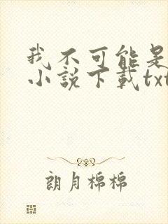 我不可能是剑神小说下载txt