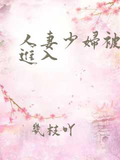 人妻少妇被猛男进入