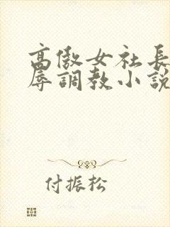 高傲女社长被屈辱调教小说