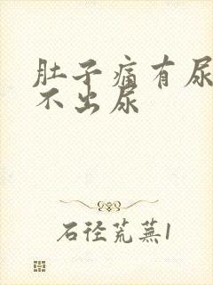 肚子痛有尿意排不出尿