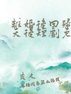 离婚后回归歌坛天后短剧免费观看