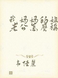 我妈妈的姐姐的老公怎么称呼