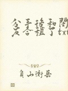 分手后和闺蜜男友合租了txt阅读