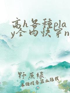高h各种play全肉快穿np