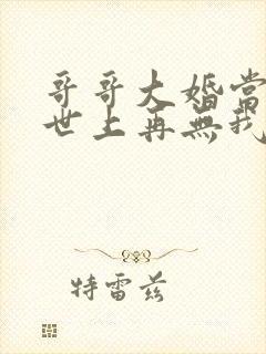 哥哥大婚当天,世上再无我短剧