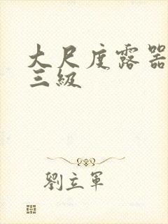 大尺度露器官的三级