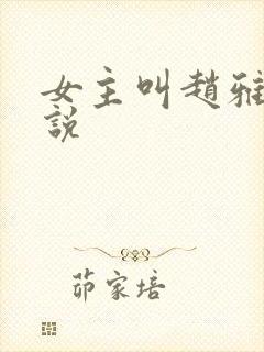 女主叫赵雅的小说