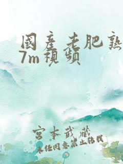 国产老肥熟妇女7m视频