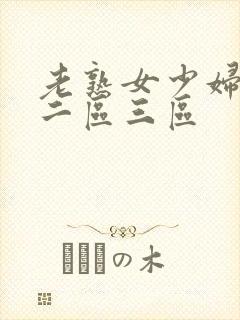 老熟女少妇一区二区三区