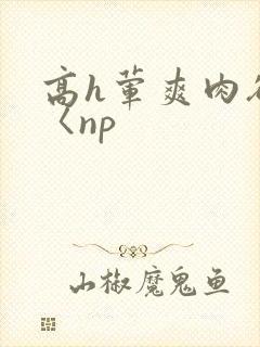 高h荤爽肉欲文〈np