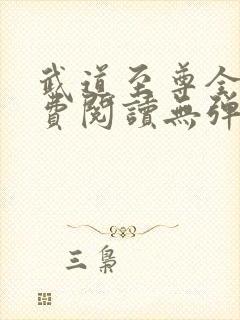 武道至尊全文免费阅读无弹窗