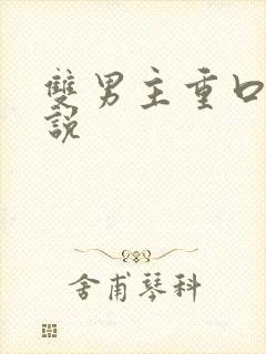 双男主重口味小说