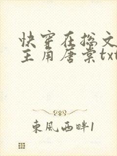 快穿在总文里抢主角唐棠txt