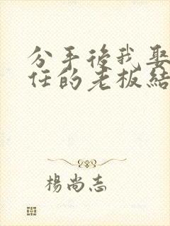 分手后我娶了前任的老板结局