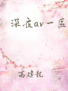 深夜av一区