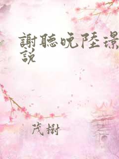 谢听晚陆璟之小说