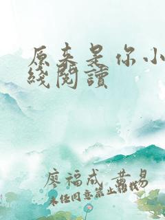 原来是你小说在线阅读