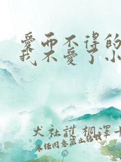 爱而不得的丈夫我不爱了小说