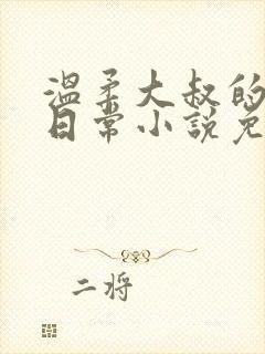 温柔大叔的恋爱日常小说免费阅读