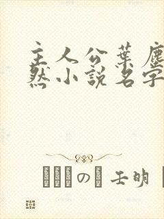主人公叶尘纪欣然小说名字