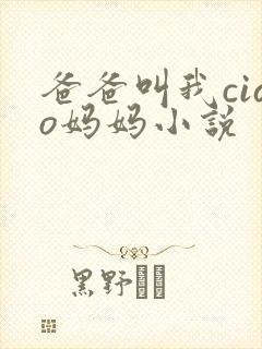 爸爸叫我ciao妈妈小说