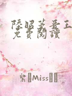 陆昭菱晋王全文免费阅读