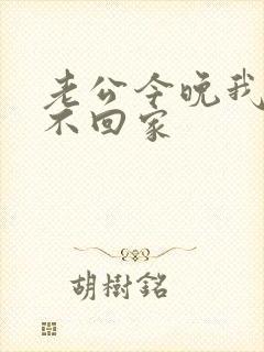 老公今晚我加班不回家