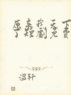 原来我天下无敌了短剧免费播放全集