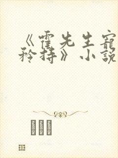 《霍先生宠妻请矜持》小说