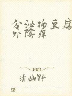 分泌物豆腐渣状外阴痒