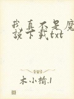 我真不是魔神小说下载txt