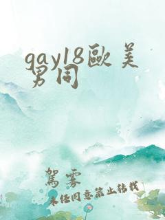 gay18欧美男同