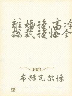 离婚后,高冷女总裁后悔全