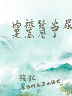 内裤发出尿骚味是怎么了