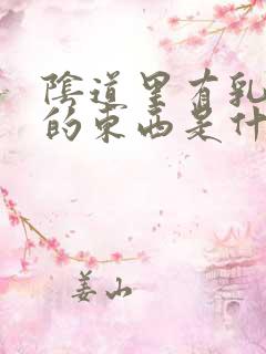 阴道里有乳白色的东西是什么