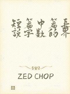 短篇中篇长篇小说字数的界定