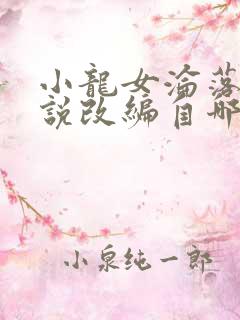 小龙女沦落记小说改编自哪部小说