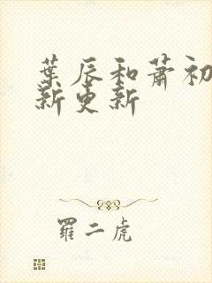 叶辰和萧初然最新更新