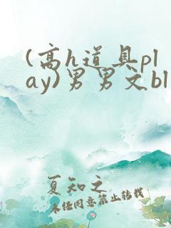 (高h道具play)男男文bl