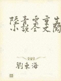 陆青云重生官场小说全文阅读