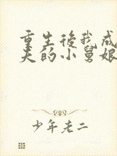 重生后我成了前夫的小舅娘