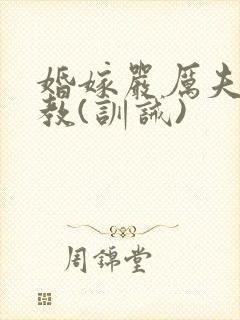 婚嫁严厉夫君管教(训诫)