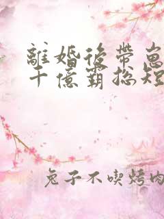 离婚后带崽嫁给千亿霸总短剧全集