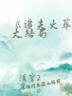 《追夫火葬场》大结局