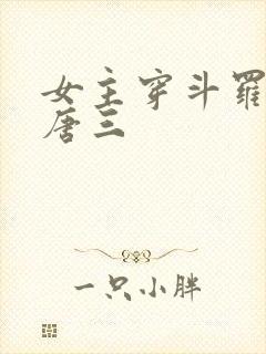 女主穿斗罗cp唐三